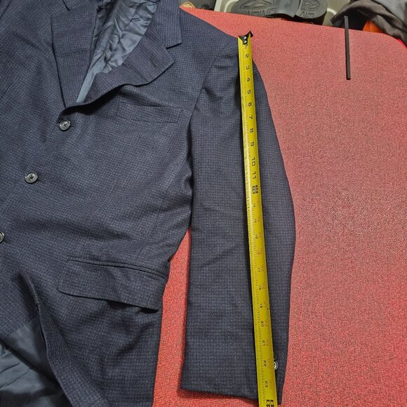 Ermenegildo Zegna Italian Blue Wool//Cashmere/Silk Blazer US 40R Quiet Luxury - Picture 16 of 16
